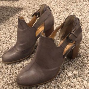 Cut out heel booties